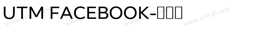 UTM FACEBOOK字体转换